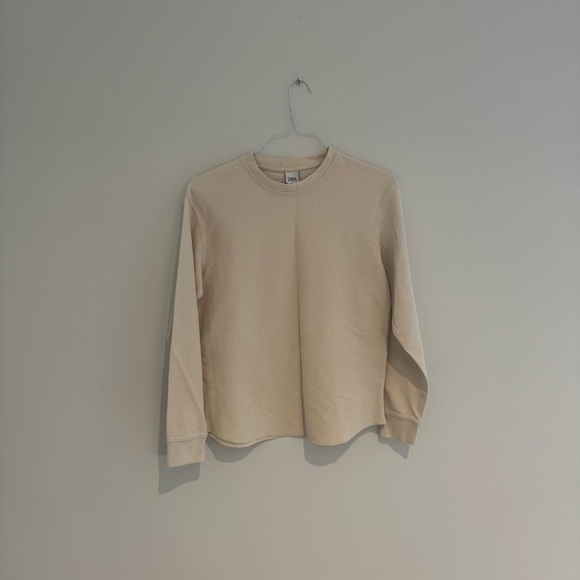 Zara Other - Zara White Long-Sleeve Lightweight Shirt Size Small Like New